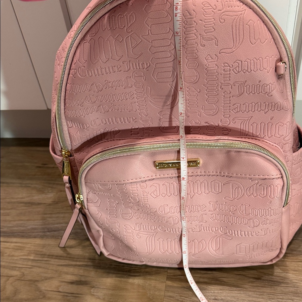 Juicy Couture Embossed Pink Backpack - Picture 8 of 8